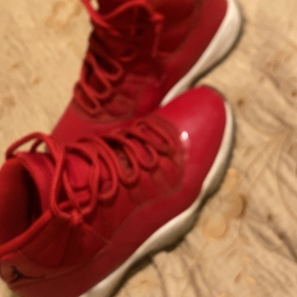 Red High-Top Sneakers